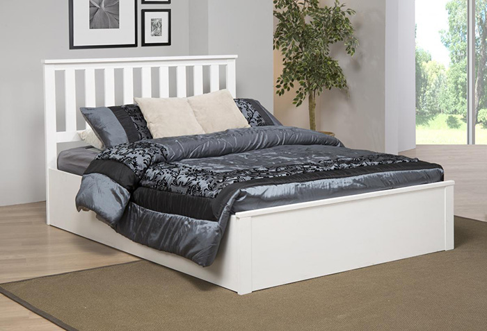 Zoe White Storage Bedsteads From - Click Image to Close